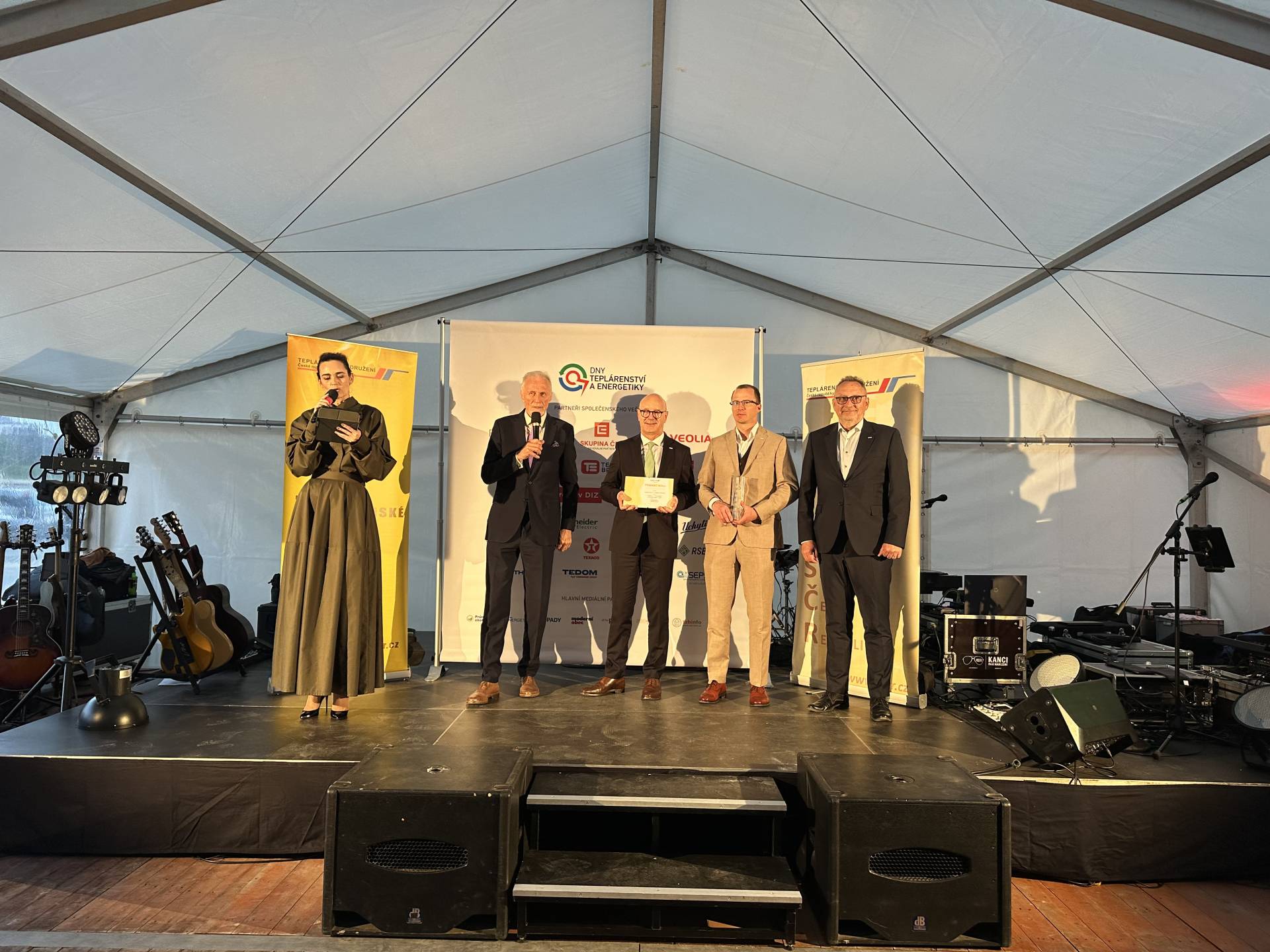 Křišťálový komín za projekt GreenNet II a III